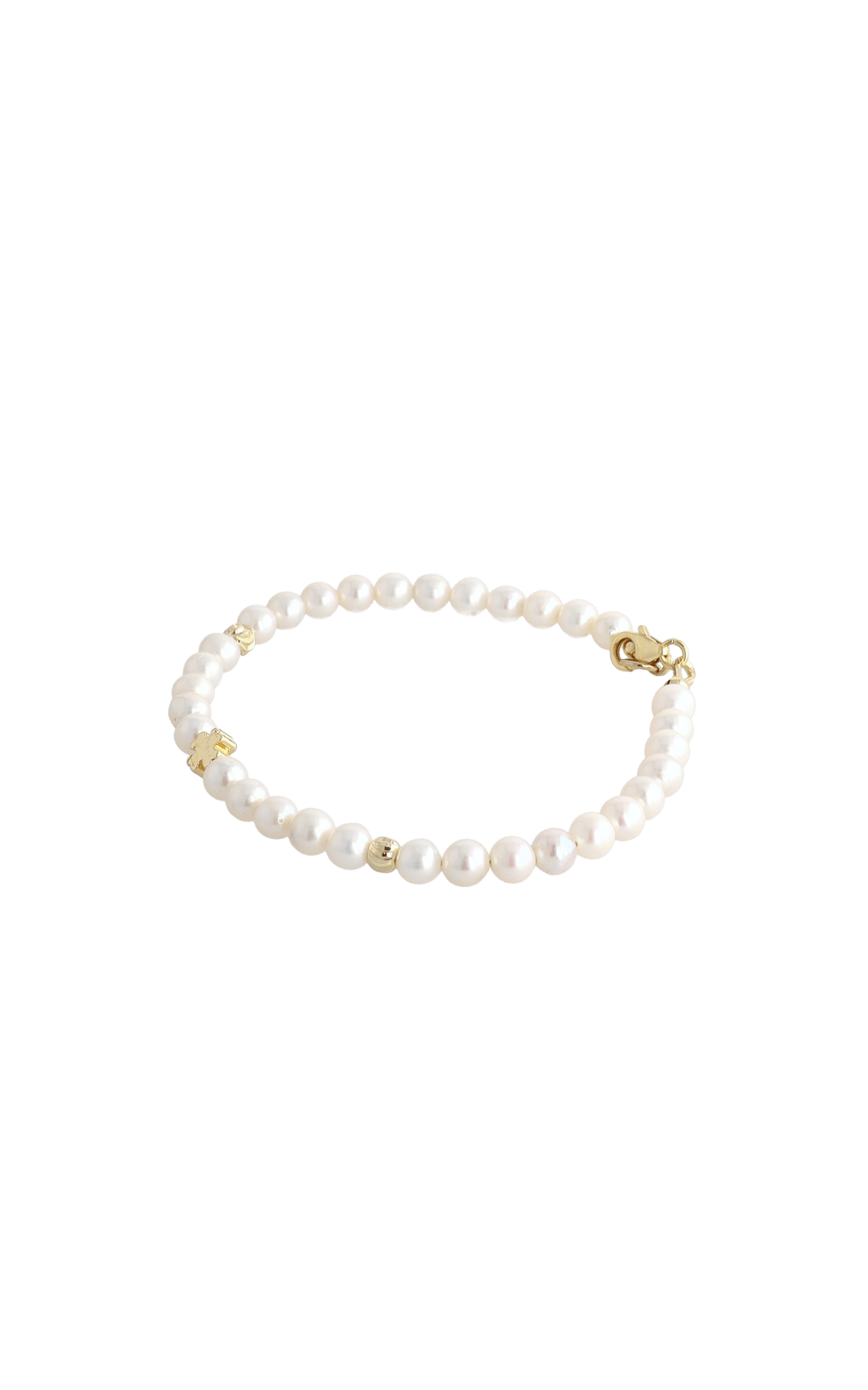 Lucky Clover Fresh Water Pearl Bracelet - Eat.Read.Love.
