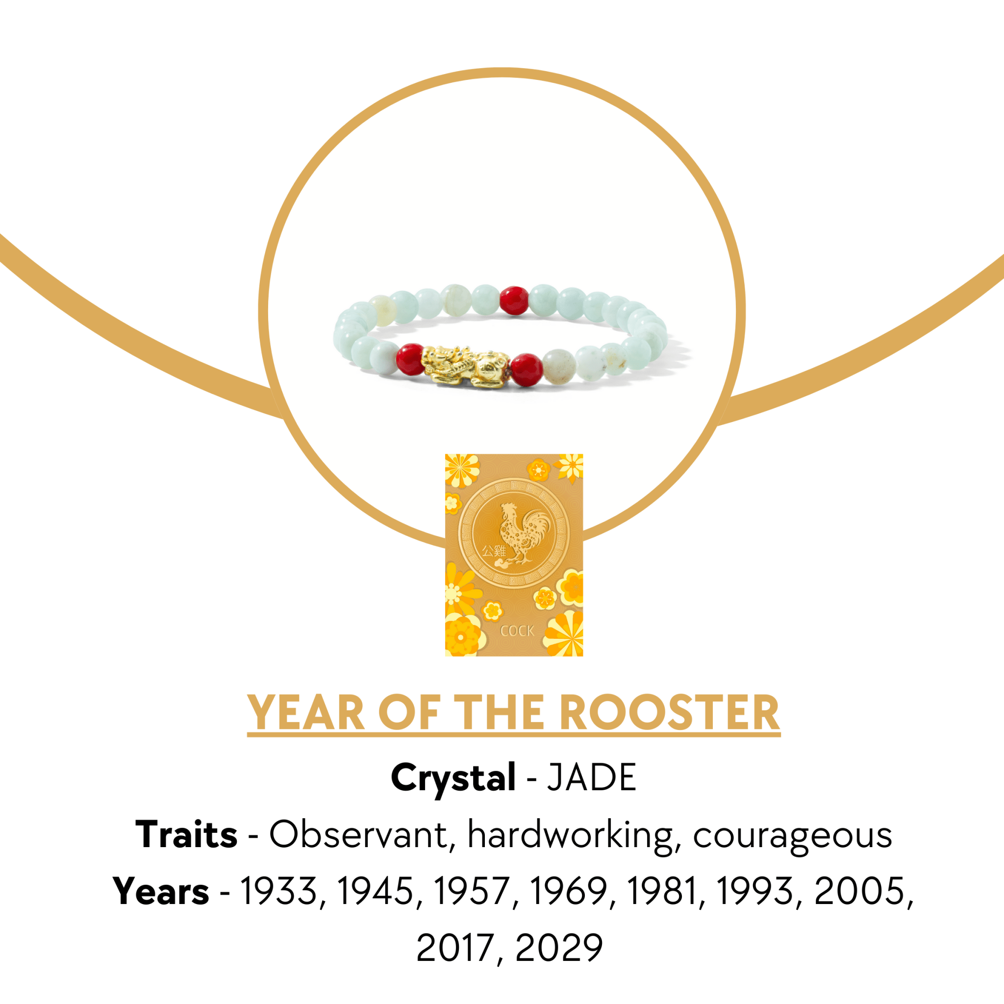 Lucky Fortune Pixiu Jade - Year Of The Rooster - Eat.Read.Love.