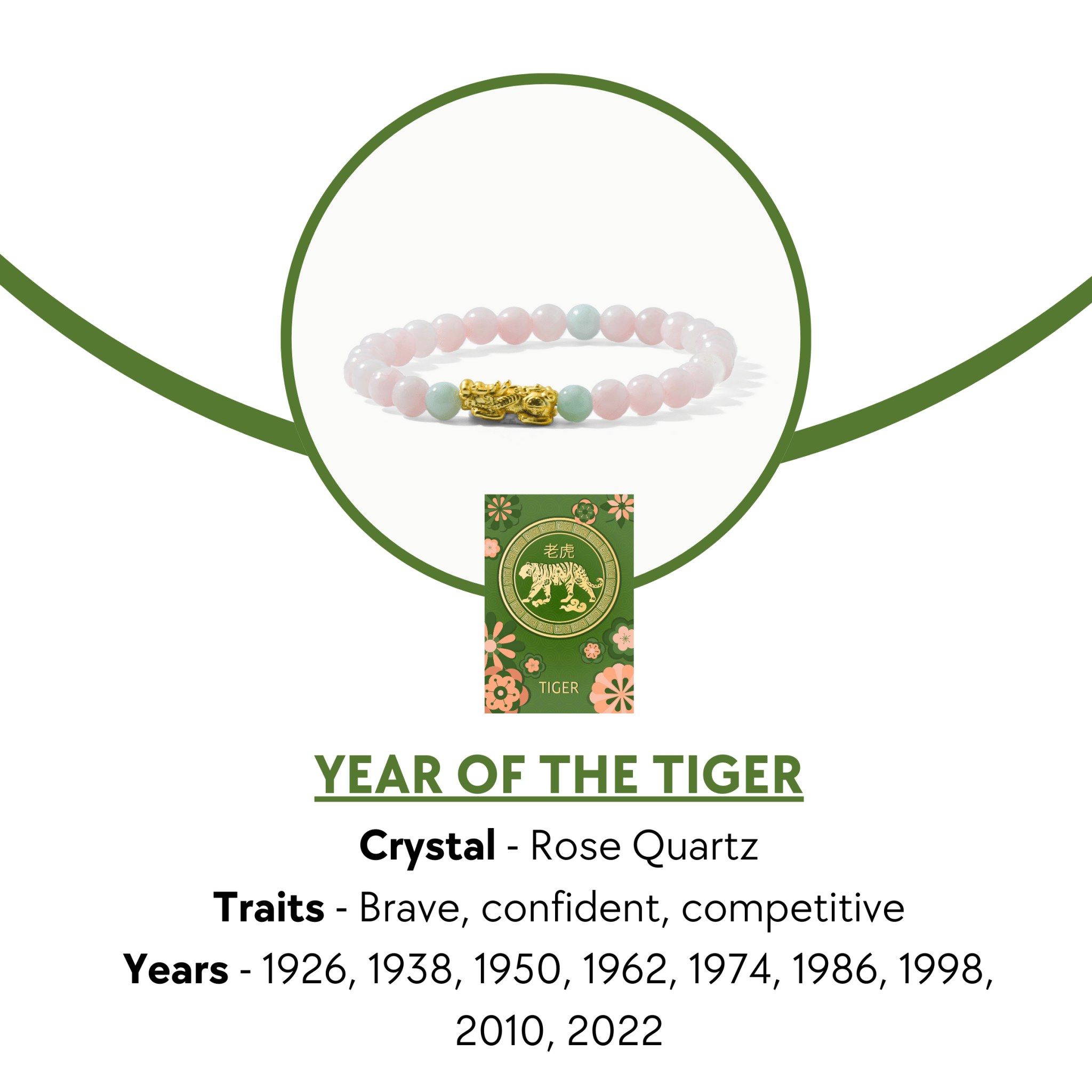 Lucky Fortune Pixiu Rose Quartz - Year Of The Tiger - Eat.Read.Love.