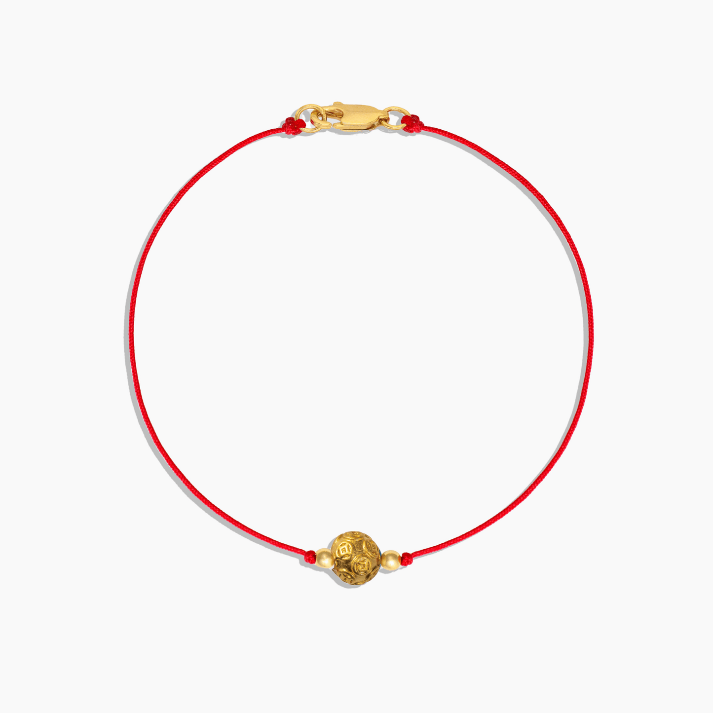 Money Ball Lucky Red Thread Bracelet - Eat.Read.Love.