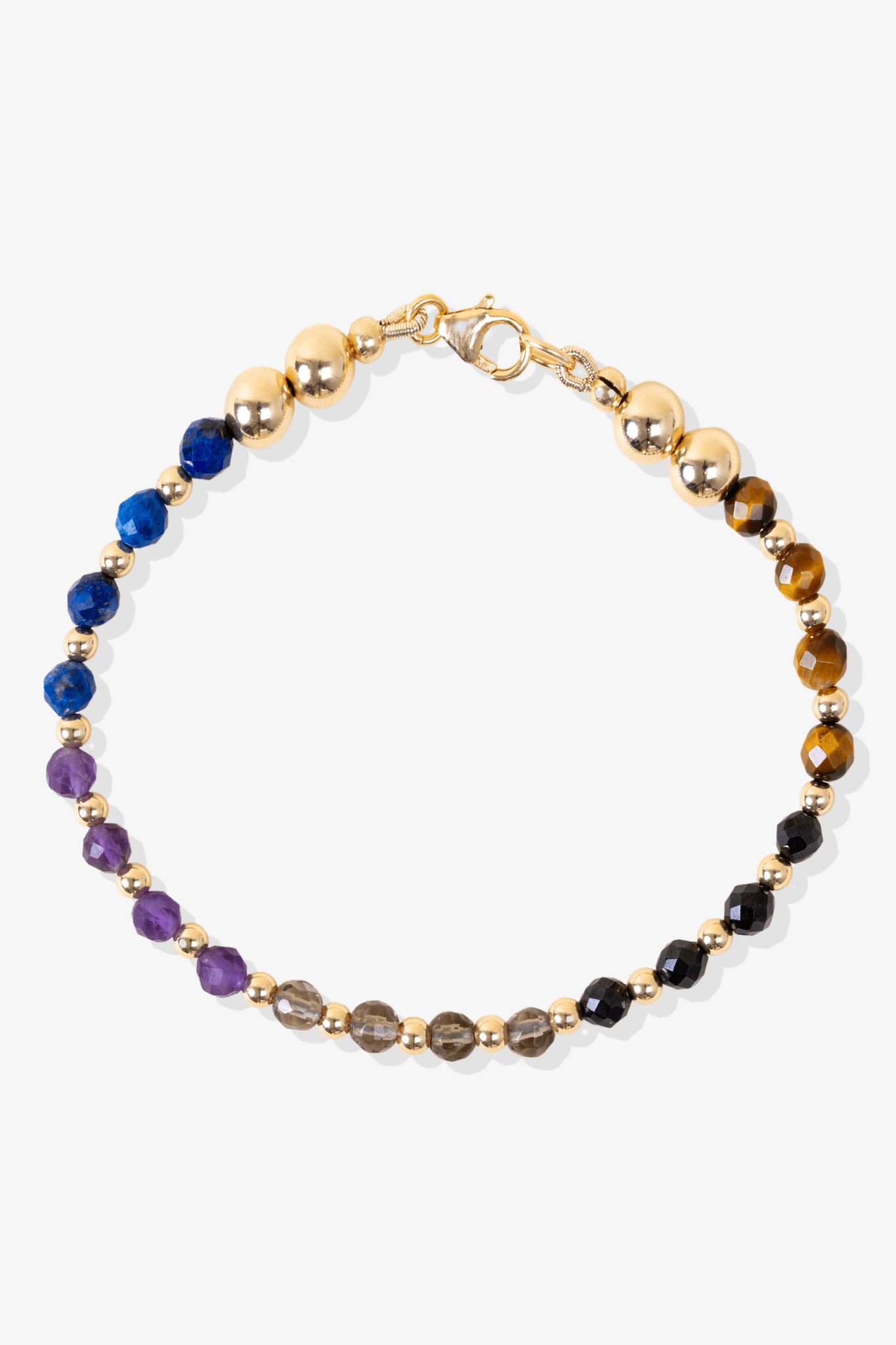 Multiple Protection Spiritual Bracelet with REAL Gold - Eat.Read.Love.