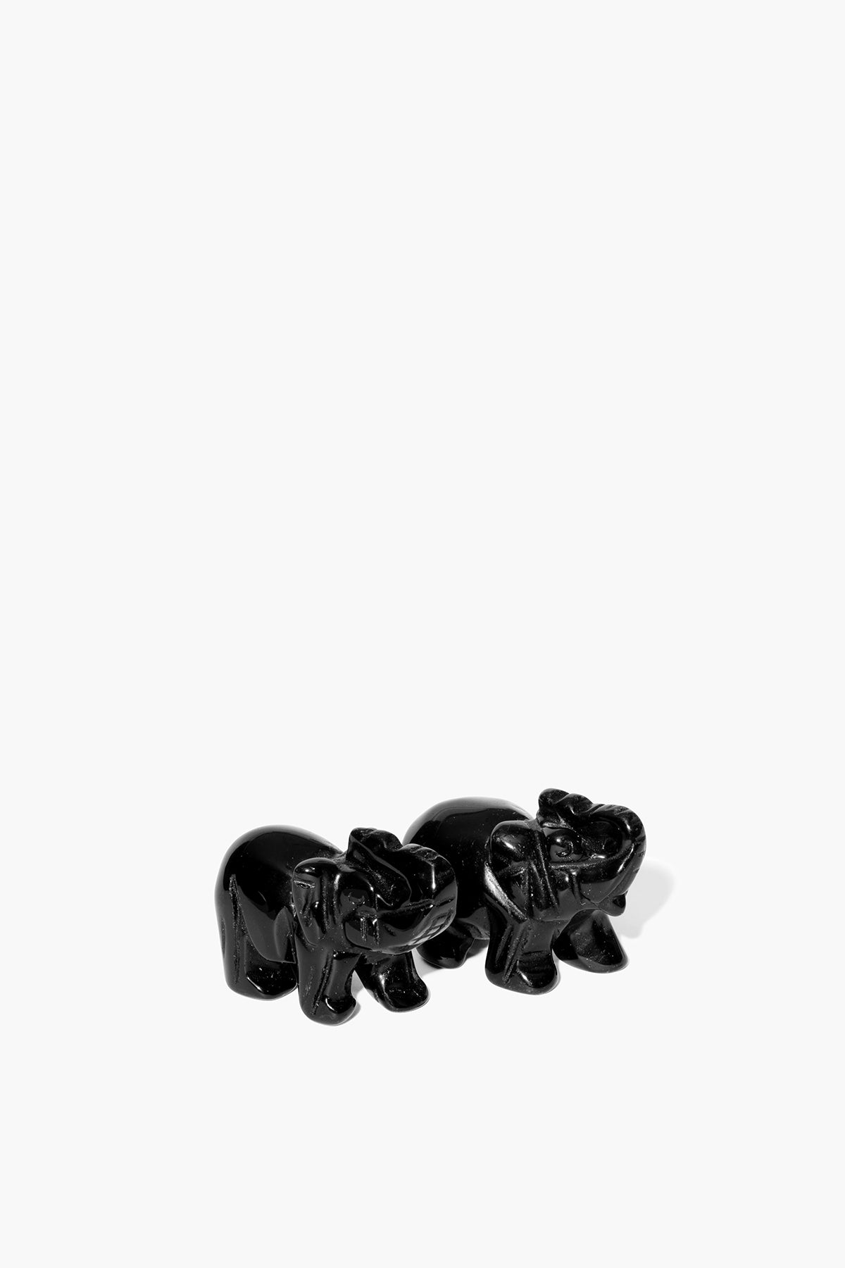 Obsidian Crystal Elephant - Eat.Read.Love.