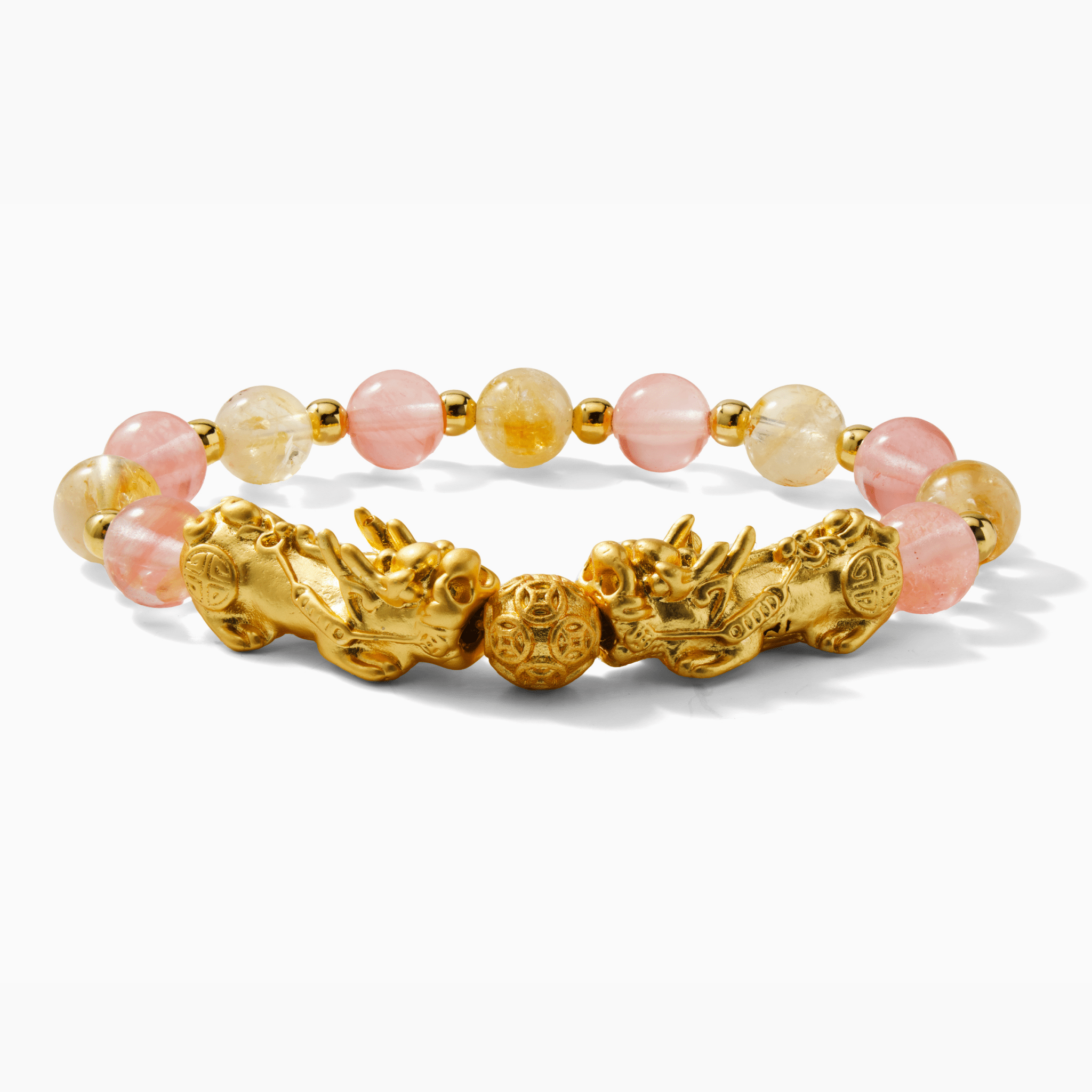 Pisces Zodiac Feng Shui Double Pixiu Bracelet - Eat.Read.Love.