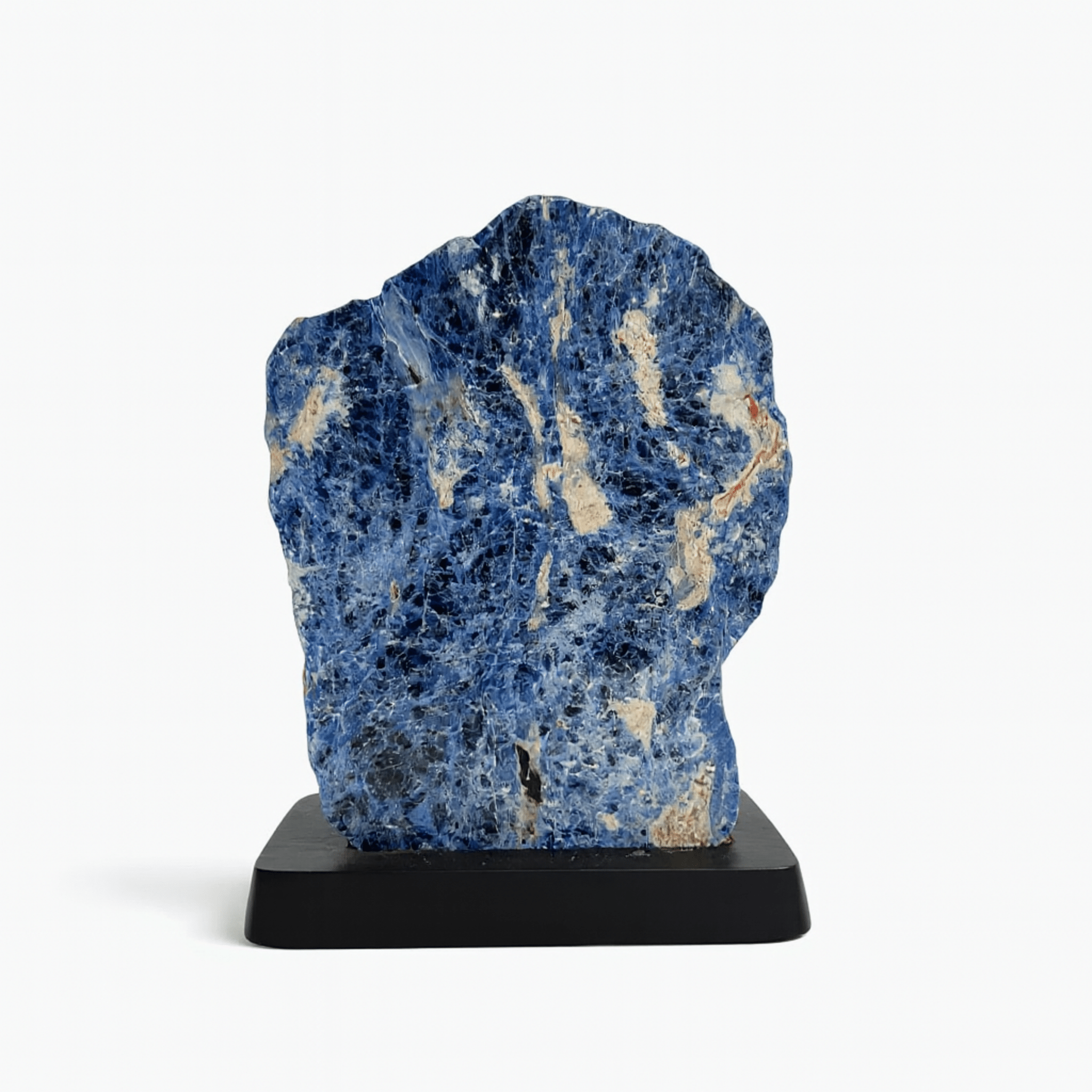 Polished Sodalite Crystal on Stand - Eat.Read.Love.