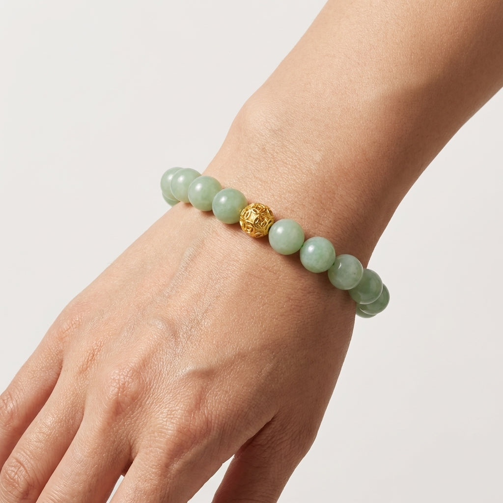 Jade Money Ball Fortune Bracelet