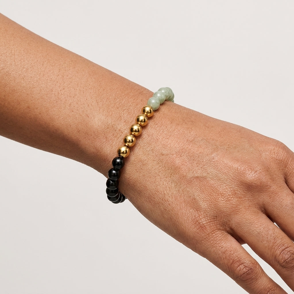 Mercury Retrograde Golden Shield Bracelet