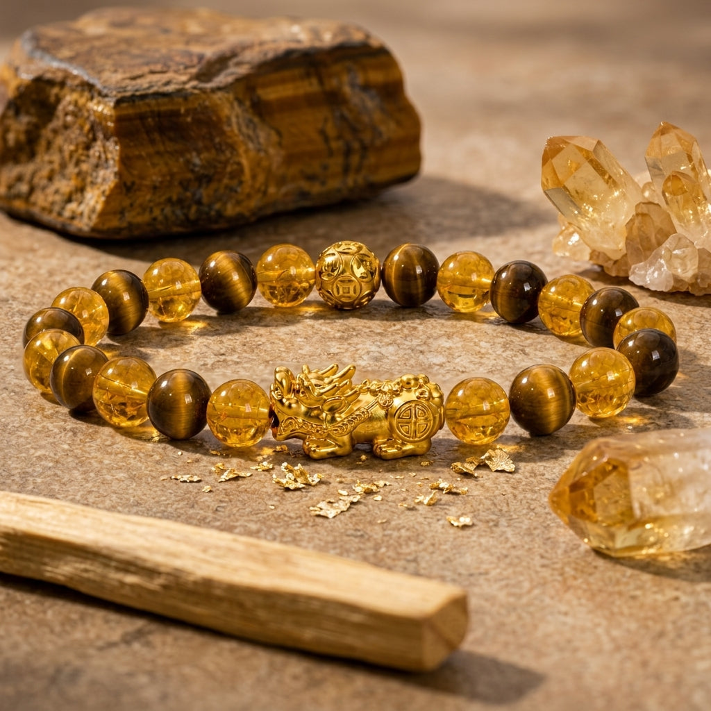 Money Activator Bracelet – Tiger's Eye - Wealth Enhancing