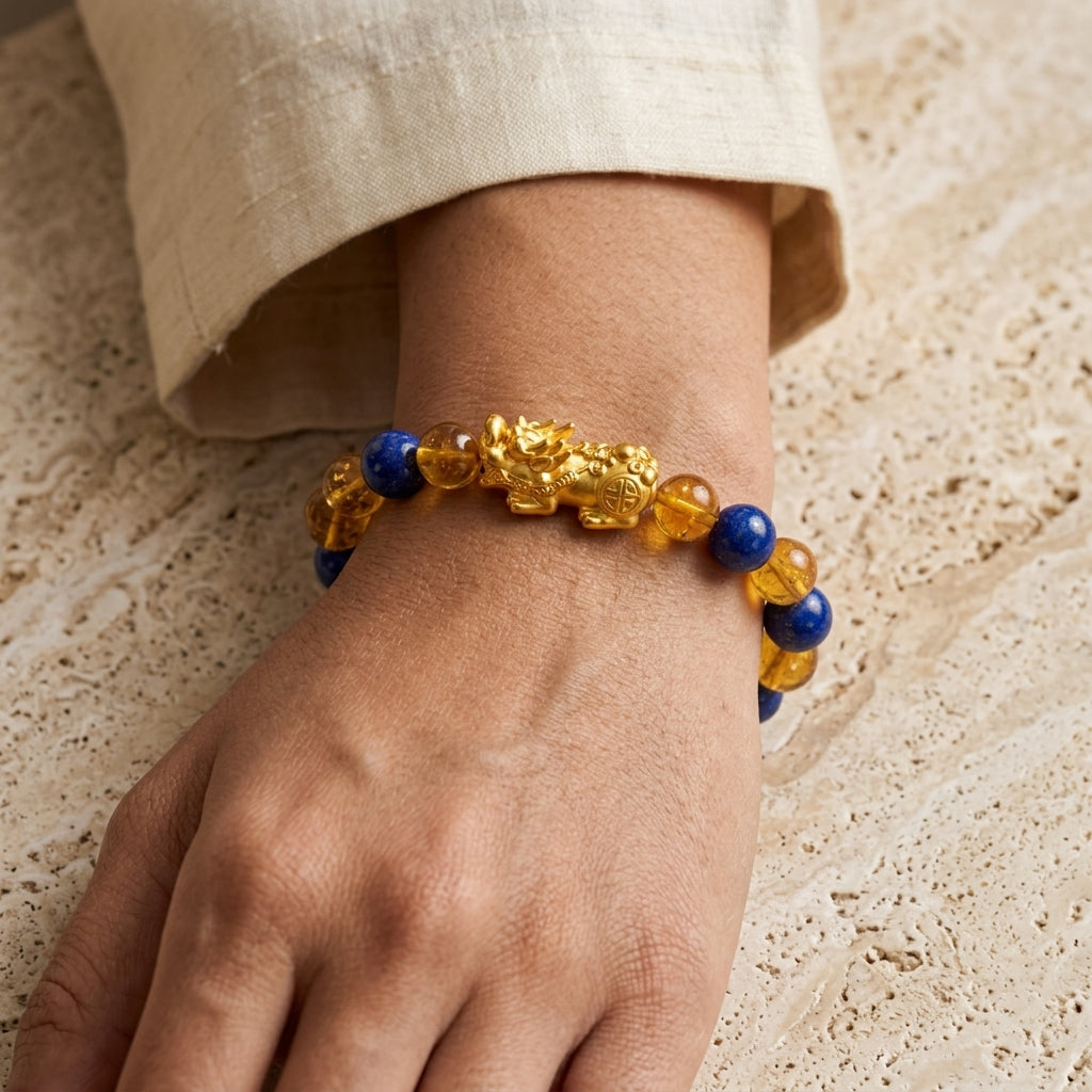 Money Activator Bracelet – Lapis Lazuli - Wealth Magnet