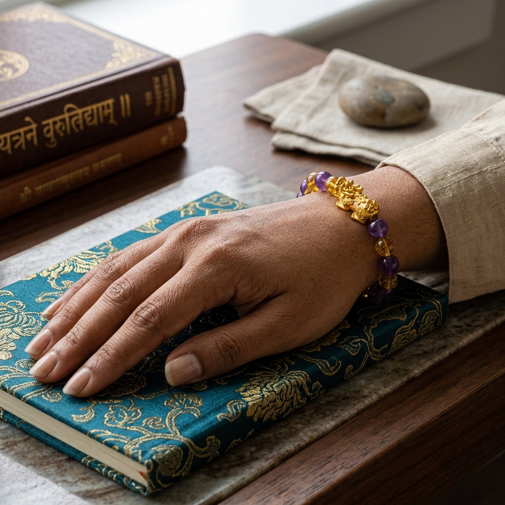 Money Activator Bracelet – Amethyst - Wealth Expand