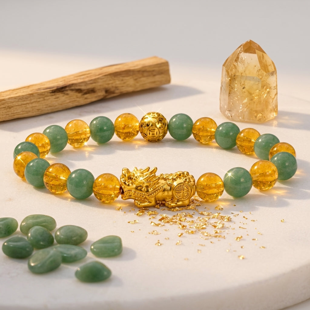 Money Activator Bracelet – Green Aventurine - Wealth Growth