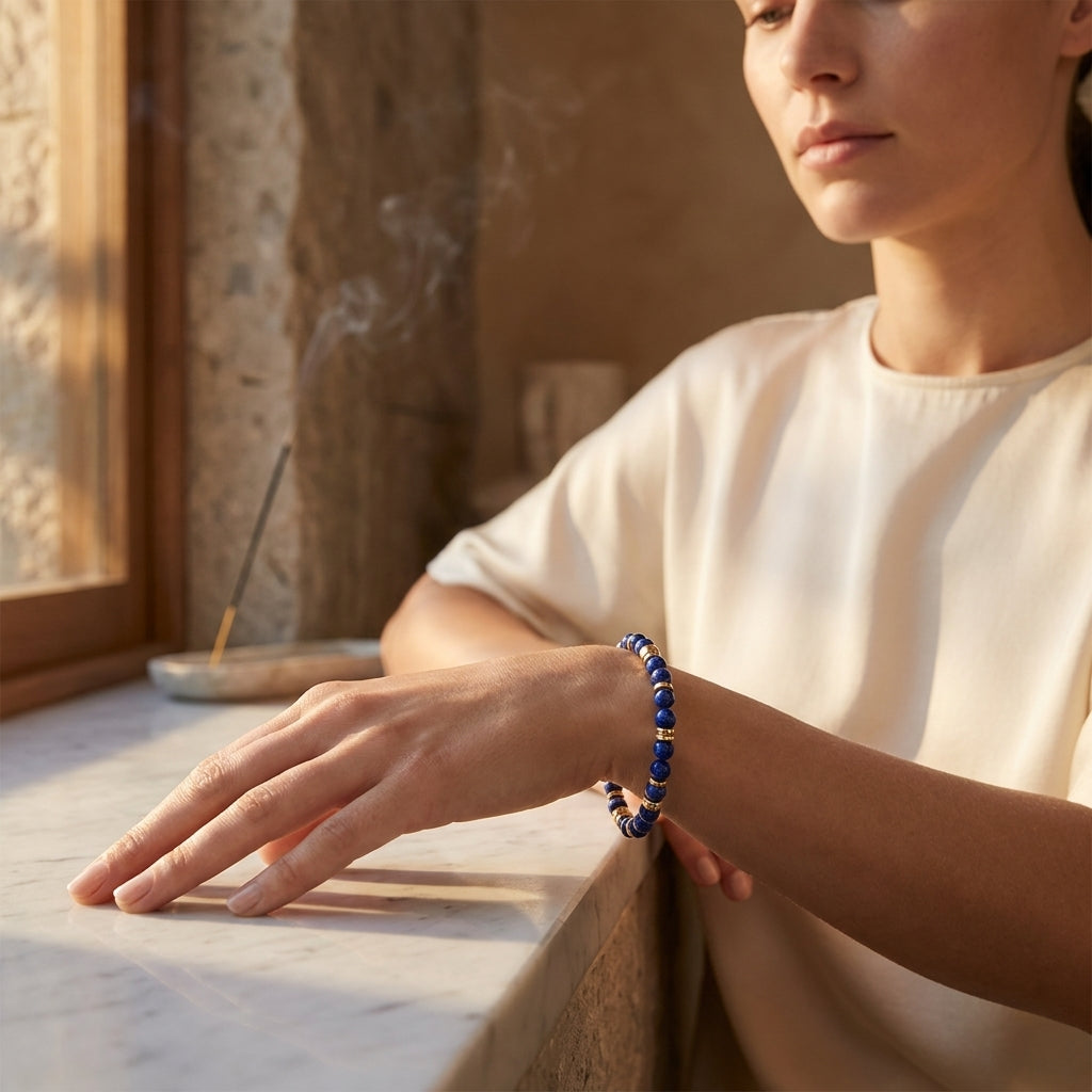 Lapis Lazuli Prosperity Magnet Bracelet