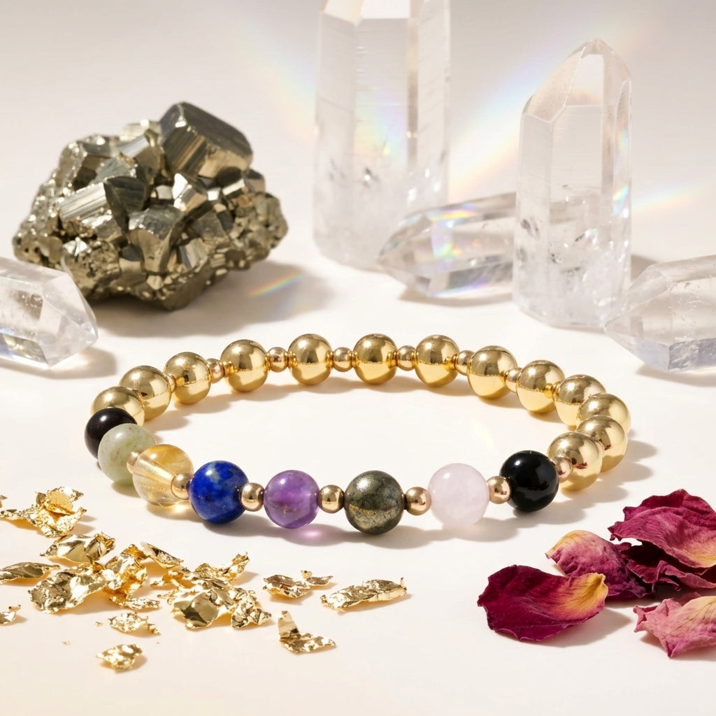 Lion's Gate 8/8 Mega Money and Romance REAL Gold Bracelet