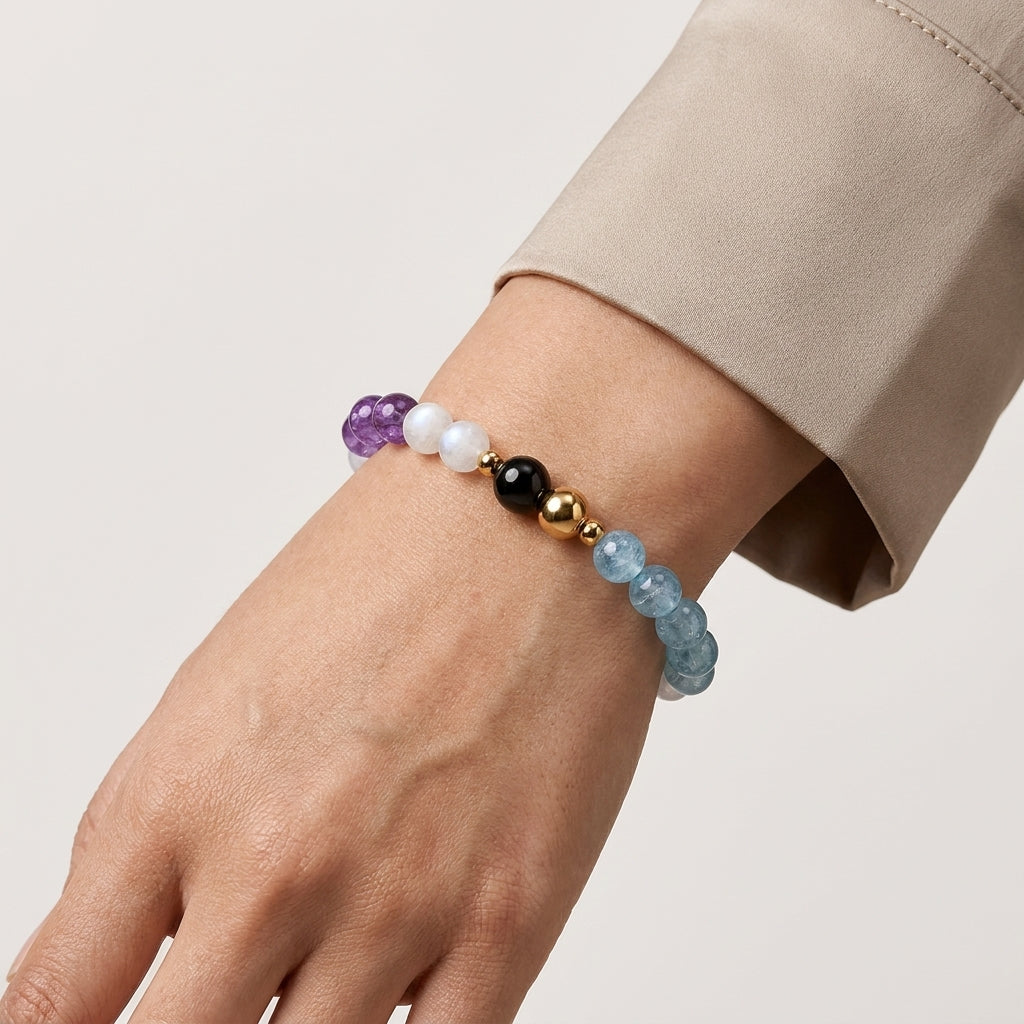 Pisces Eclipse Bracelet with REAL Gold