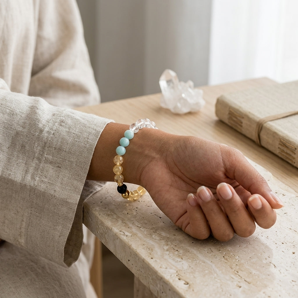 Gemini Eclipse Bracelet with REAL Gold