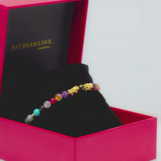 Unlimited Fortune Double Pixiu 18k PURE Gold Feng Shui Bracelet