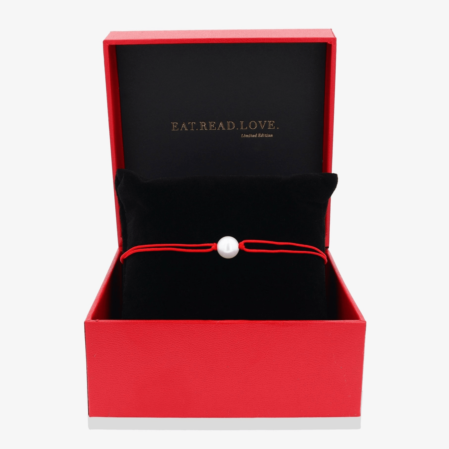 Purity Pearl Red Thread Bracelet - Eat.Read.Love.