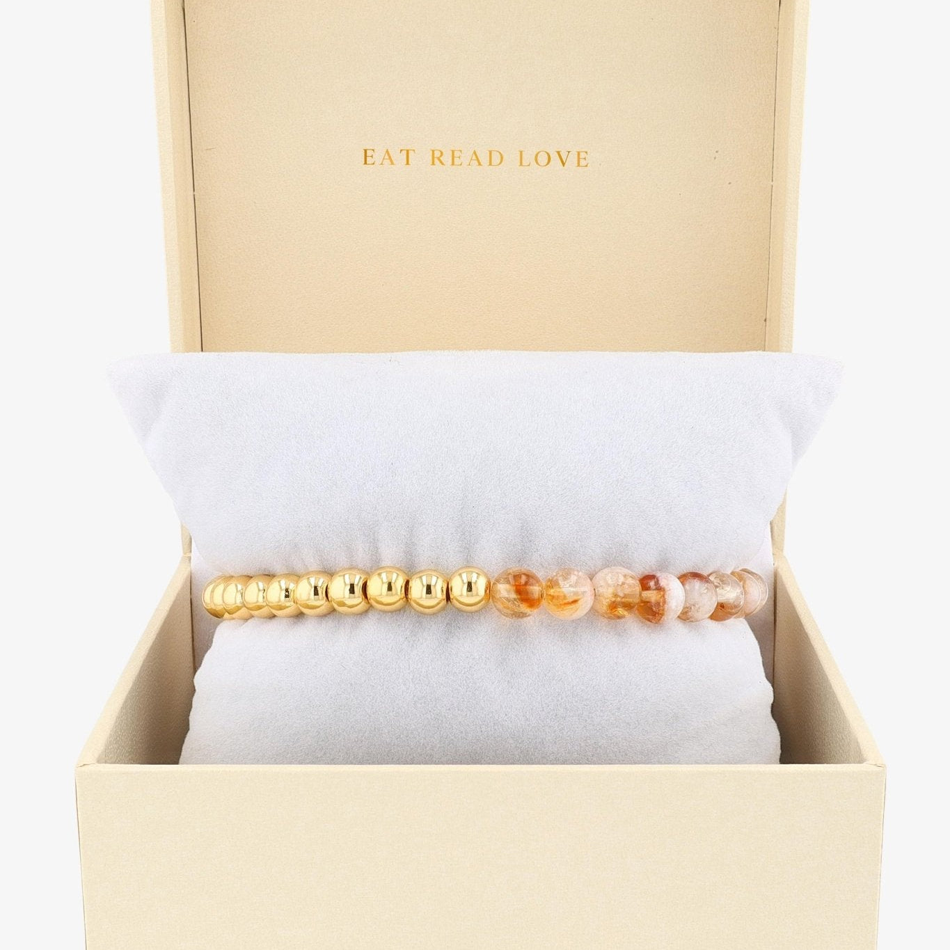 Queen of Fortune REAL Gold Bracelet With Citrine - Eat.Read.Love.