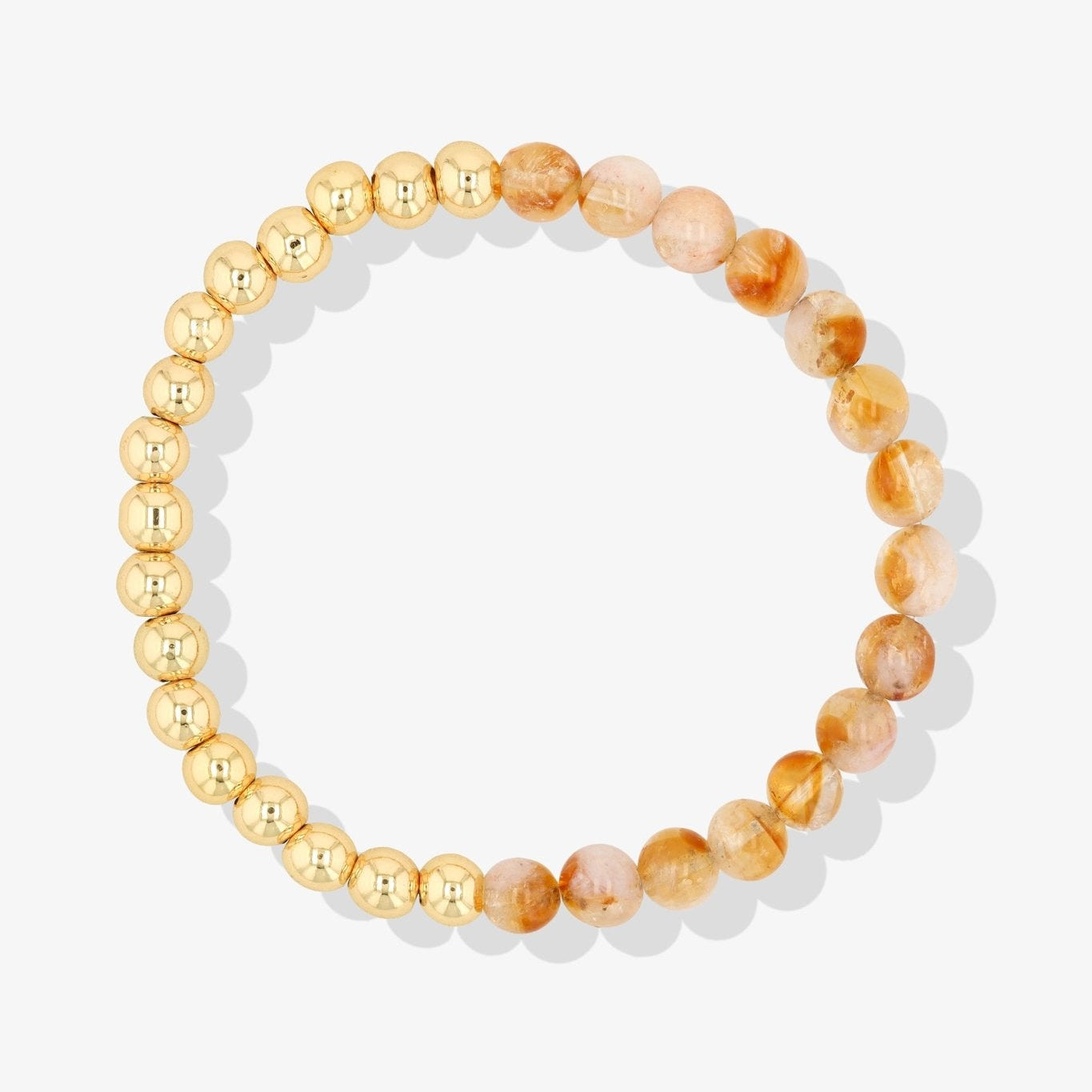 Queen of Fortune REAL Gold Bracelet With Citrine - Eat.Read.Love.