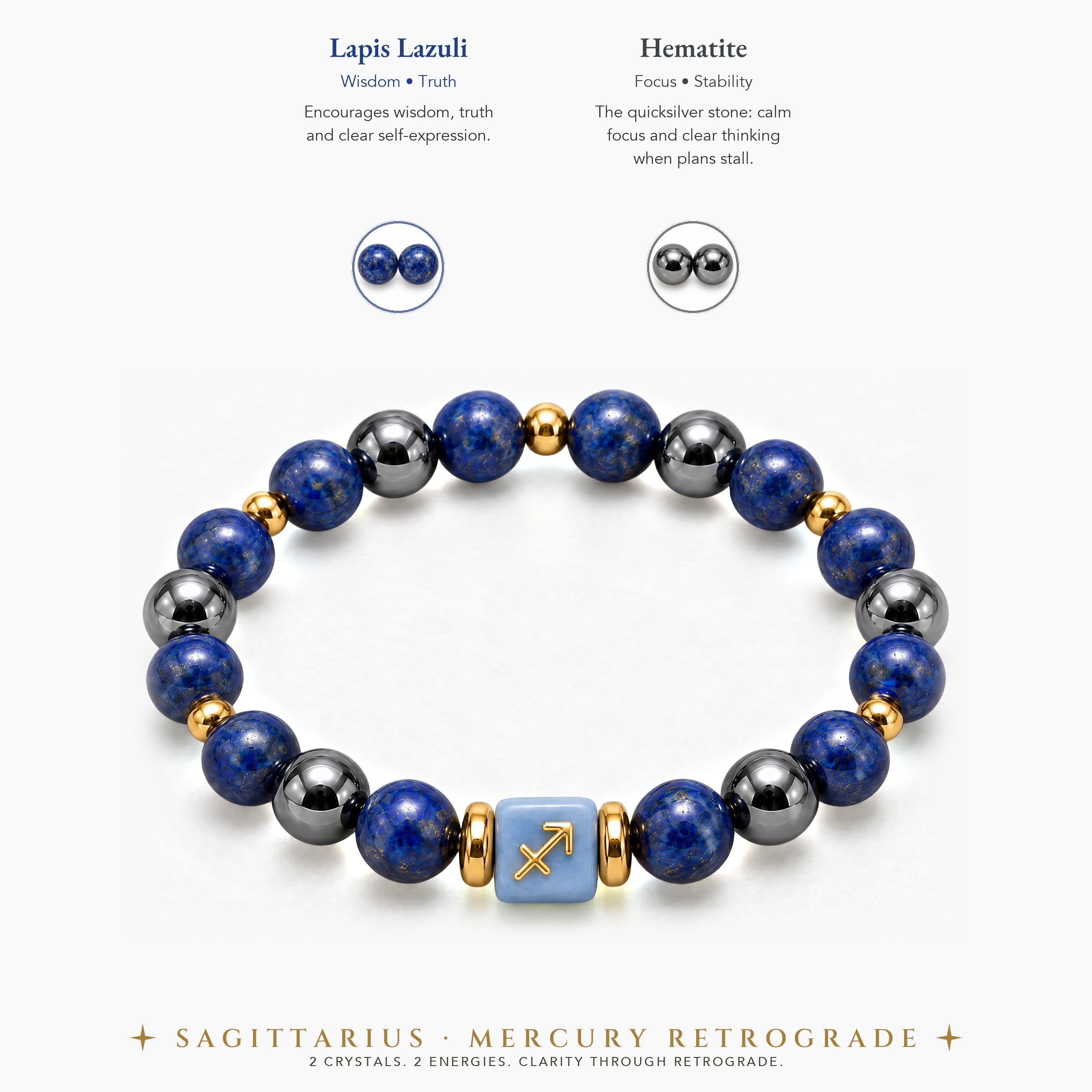 Sagittarius Mercury Retrograde Bracelet