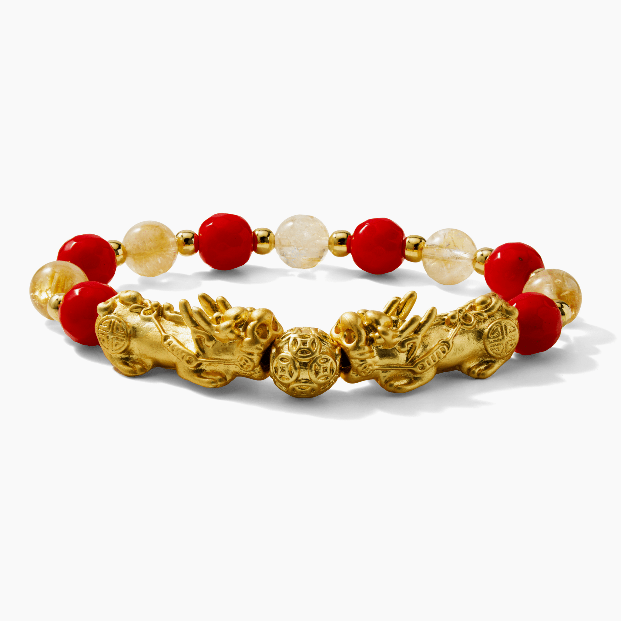 Sagittarius Zodiac Feng Shui Double Pixiu Bracelet - Eat.Read.Love.