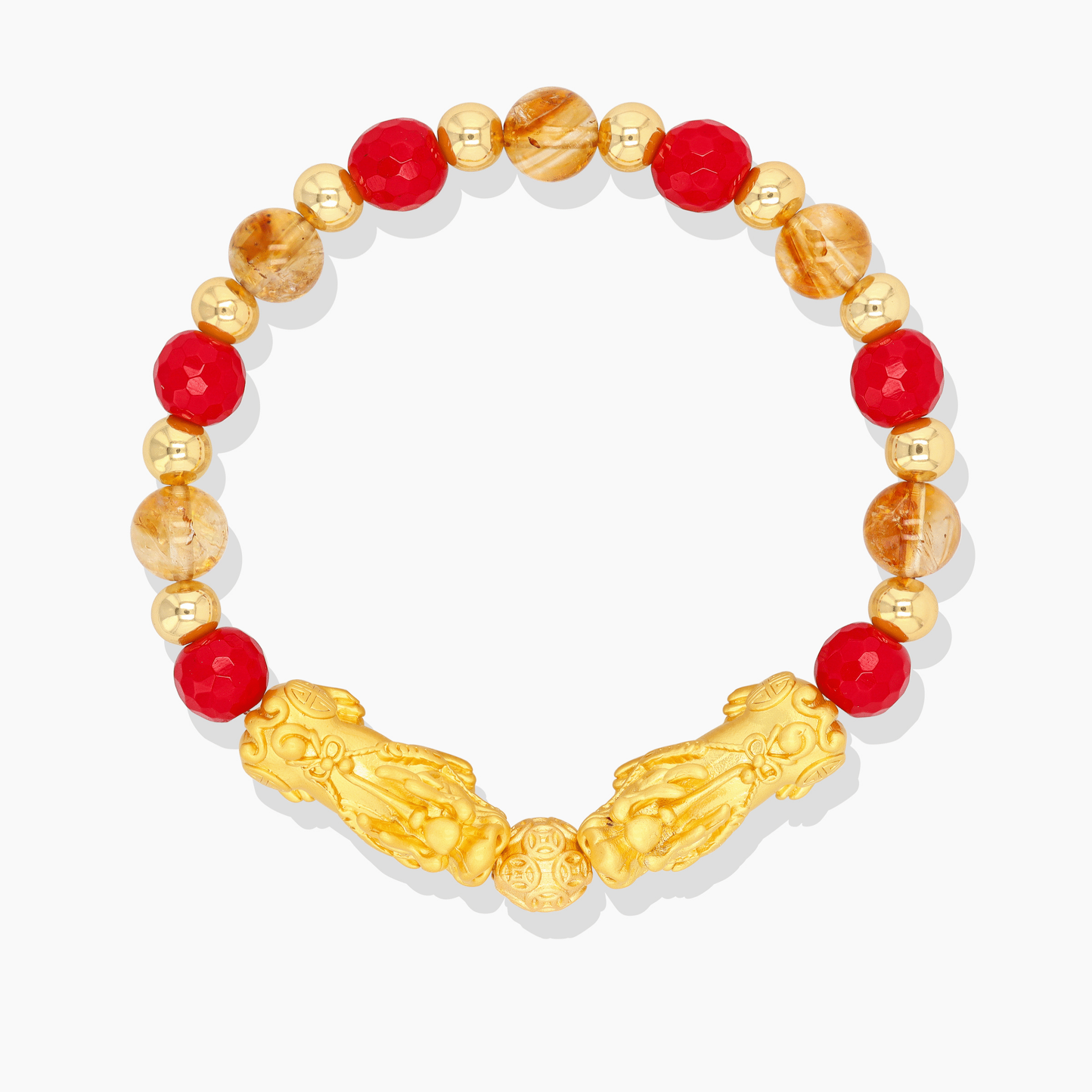 Sagittarius Zodiac Feng Shui Double Pixiu Bracelet - Eat.Read.Love.