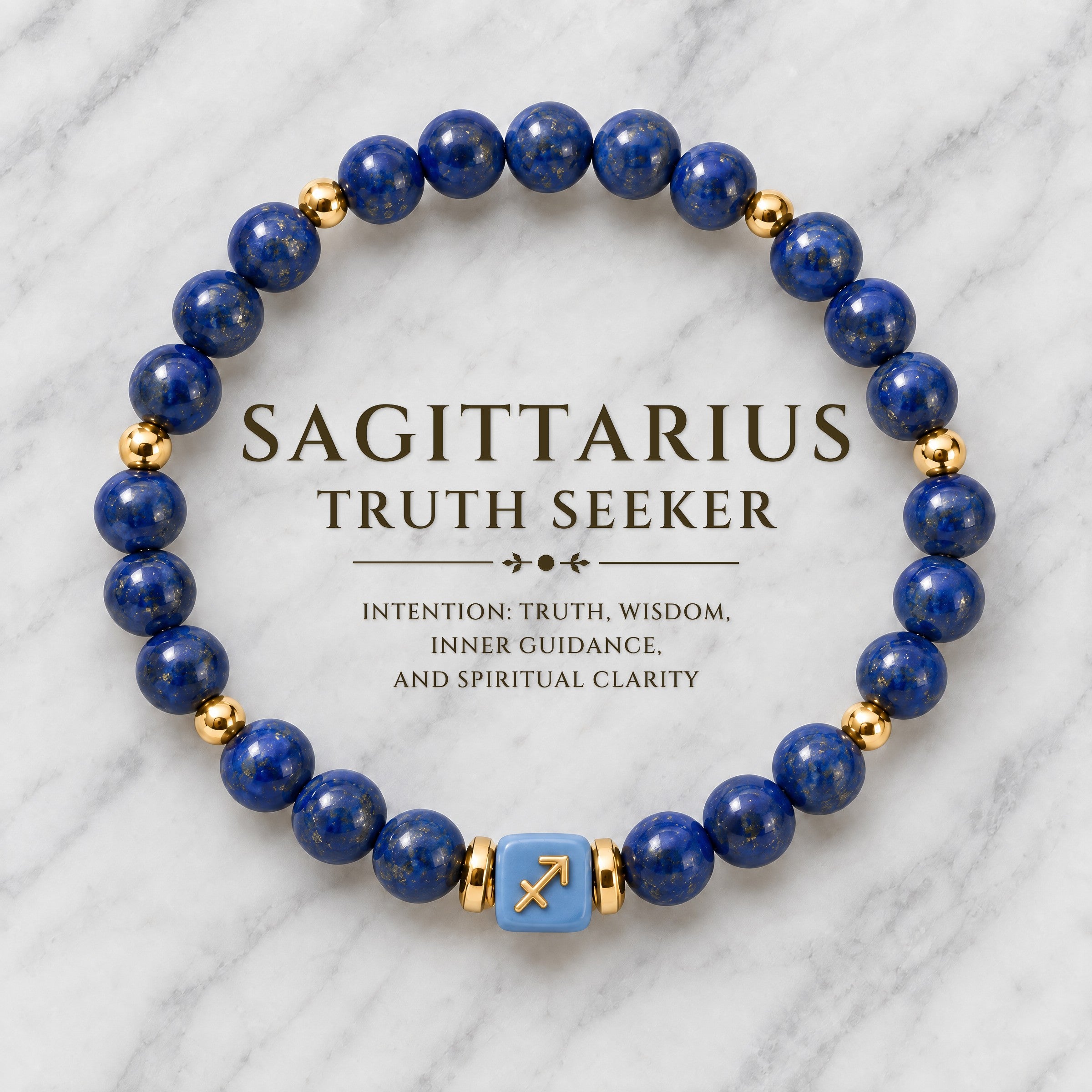 Sagittarius Zodiac Signature Bracelet