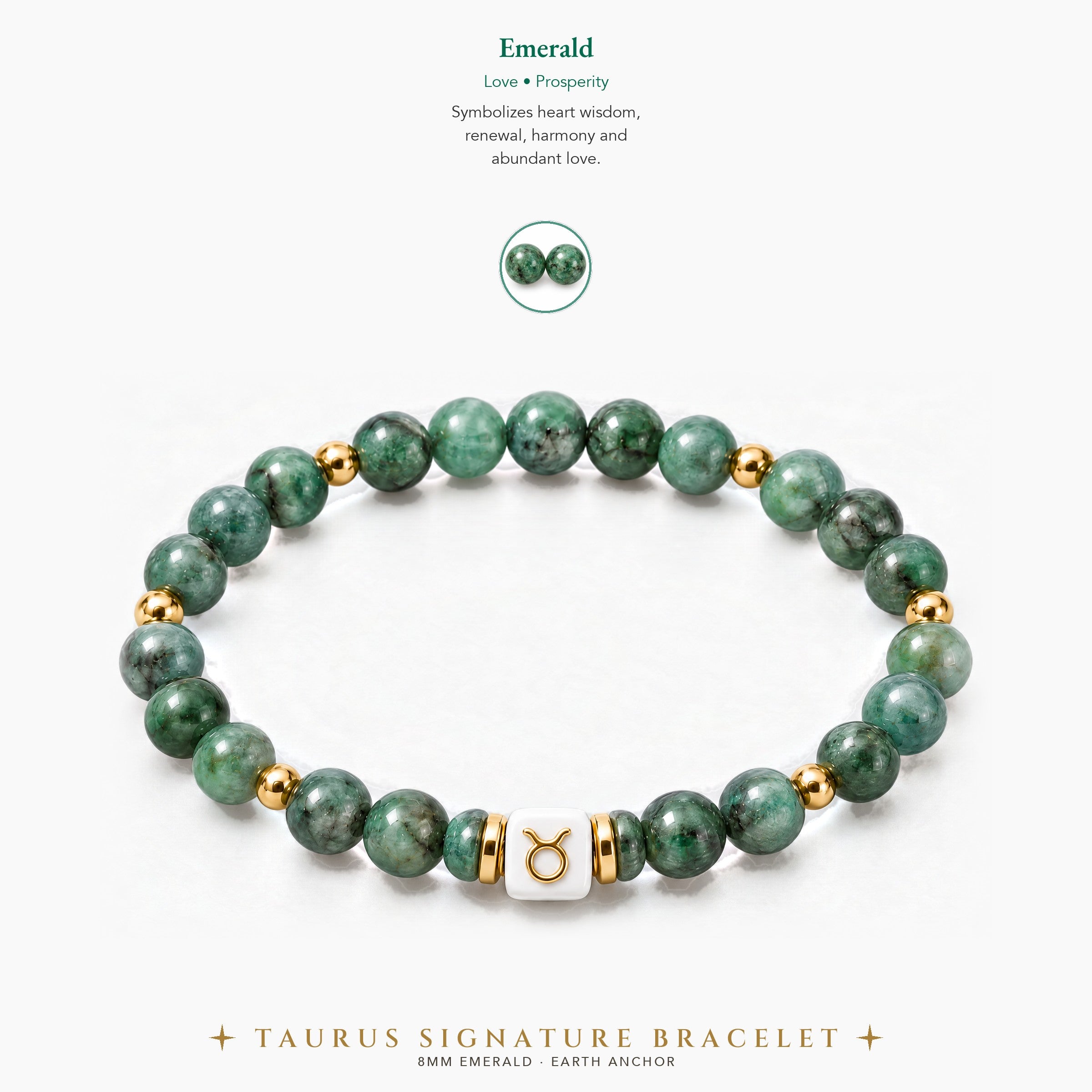 Taurus Zodiac Signature Bracelet