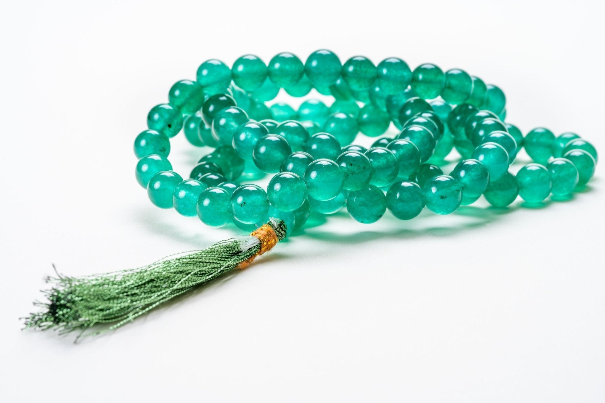 The Abundantly Lucky Green Aventurine Mala - Eat.Read.Love.