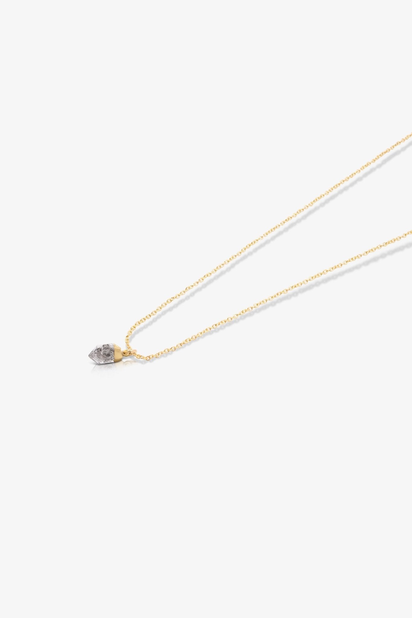 The Aries' Decadent Diamond Birthstone With 14k Gold Necklace - Eat.Read.Love.