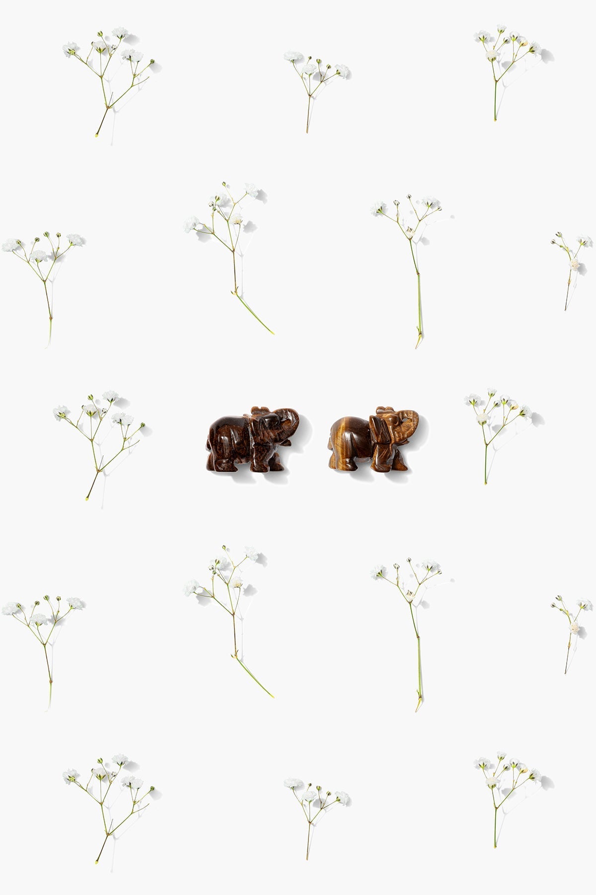 Tiger’s Eye Crystal Elephant - Eat.Read.Love.