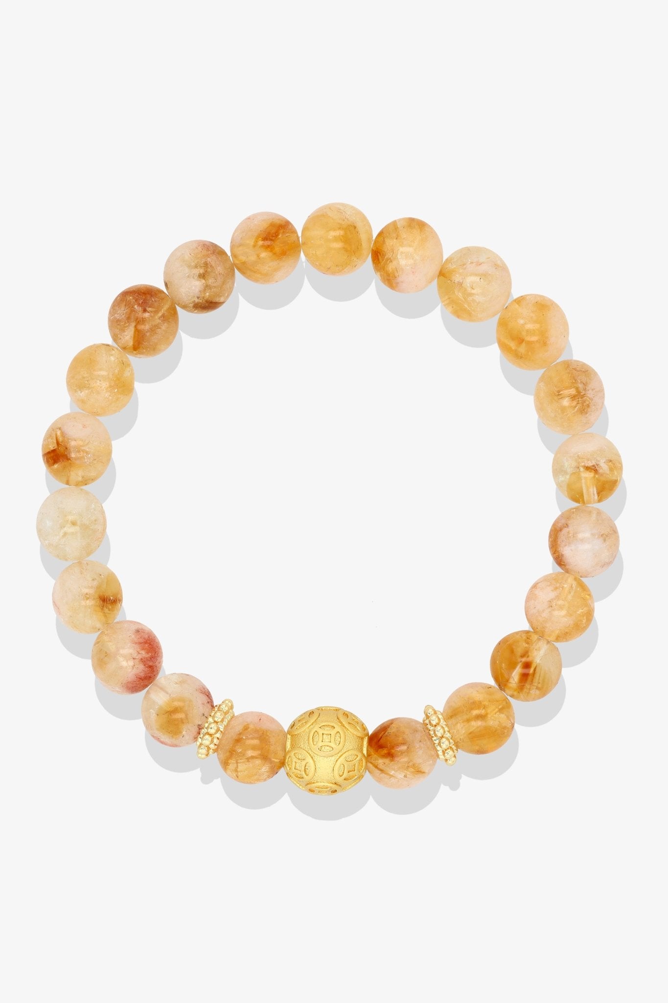 Tigers Eye Money Magnet 18k Gold Vermeil Lucky Coin Charm - Eat.Read.Love.