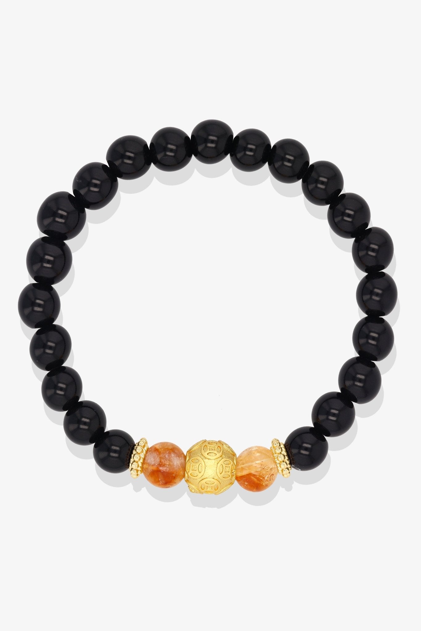 Tigers Eye Money Magnet 18k Gold Vermeil Lucky Coin Charm - Eat.Read.Love.