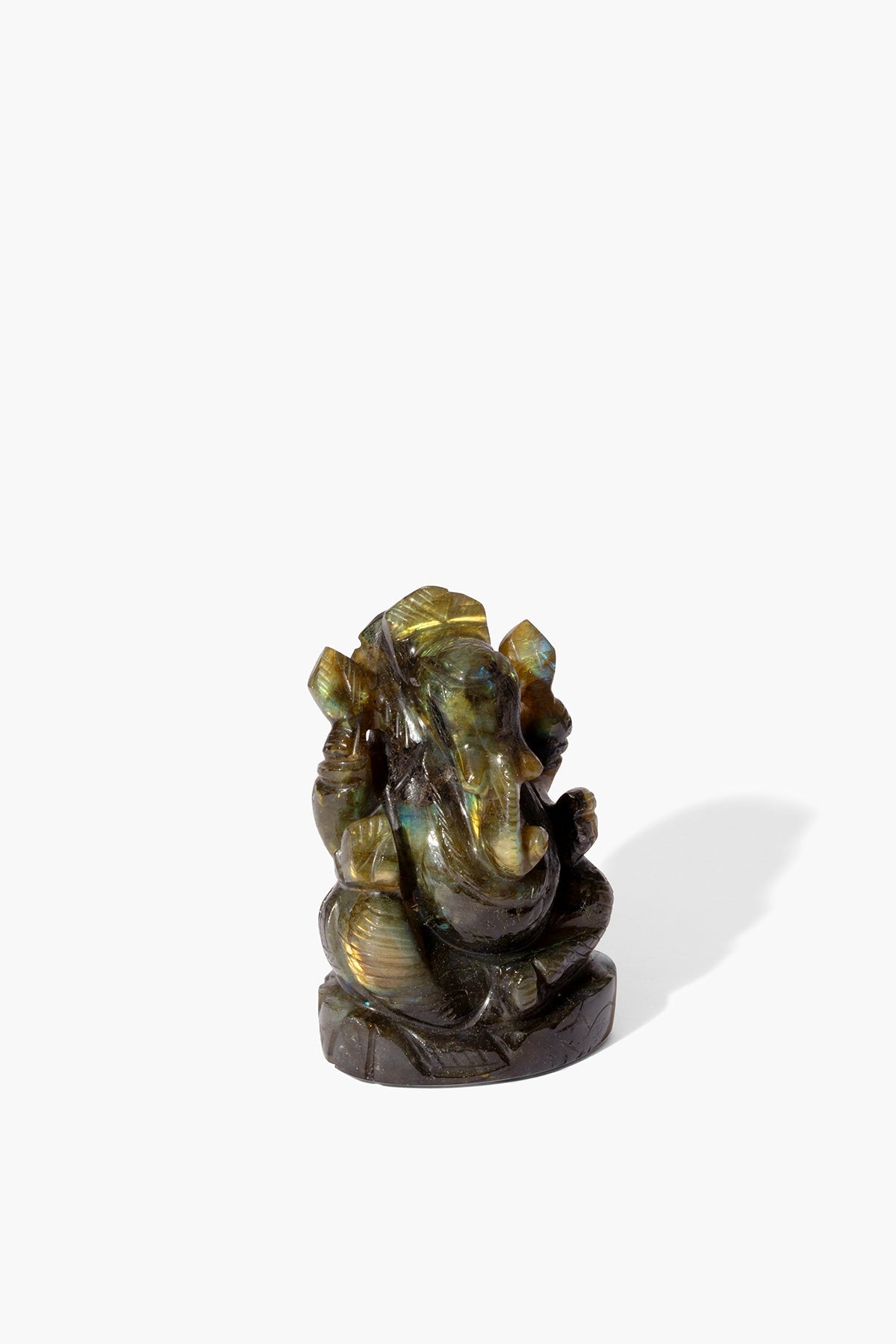 Labradorite Ganesha Statue - Eat.Read.Love.
