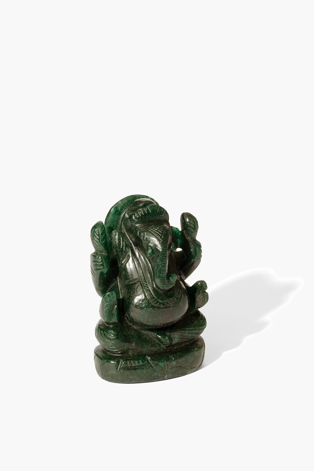 Nephrite Jade Ganesha Statue - Eat.Read.Love.
