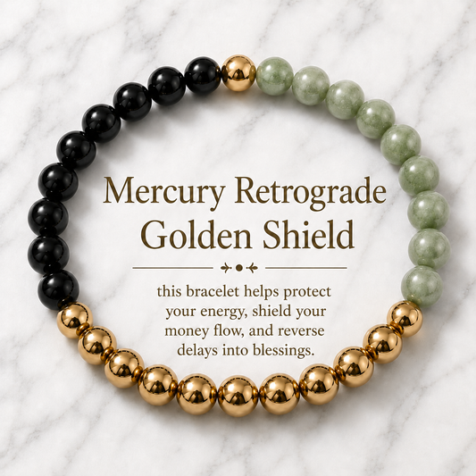 Mercury Retrograde bracelets by Eat.Read.Love.