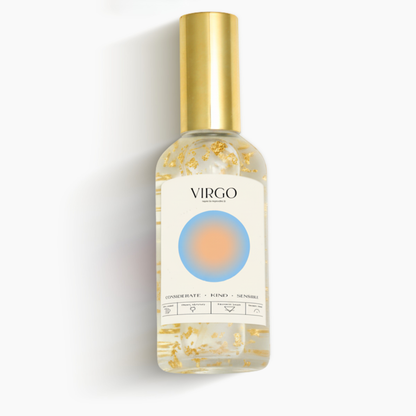 Virgo Zodiac Fortune and Romance Mist Spray With 24k Gold