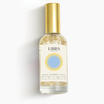 Libra Zodiac Fortune and Romance Mist Spray With 24k Gold