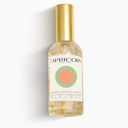 Capricorn Zodiac Fortune and Romance Mist Spray With 24k Gold