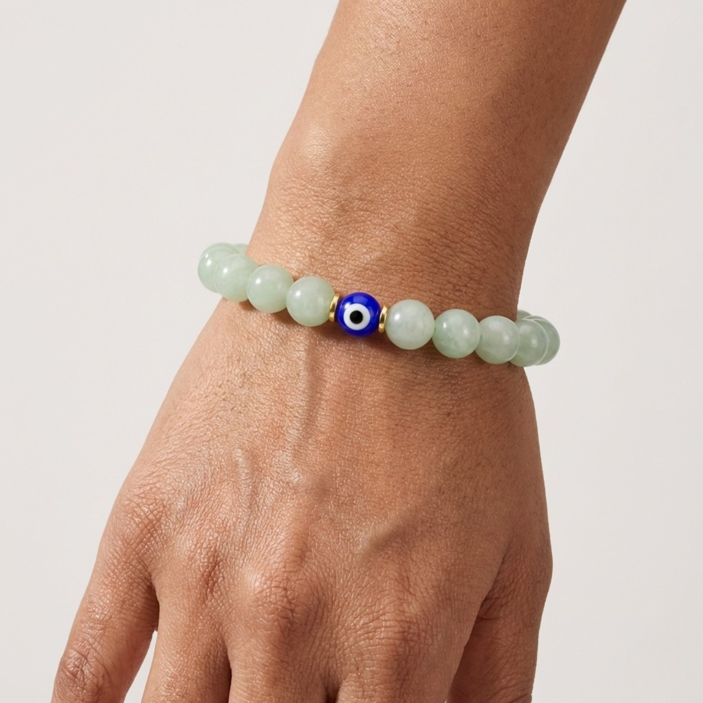 Taurus Evil Eye Jade Crystal Protection Bracelet