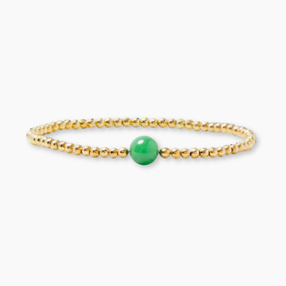 Cancer Golden Zodiac Jade 2026 Bracelet REAL Gold