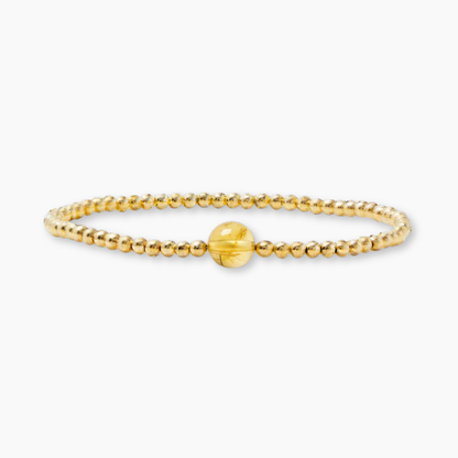Sagittarius Golden Zodiac Citrine 2026 Bracelet REAL Gold