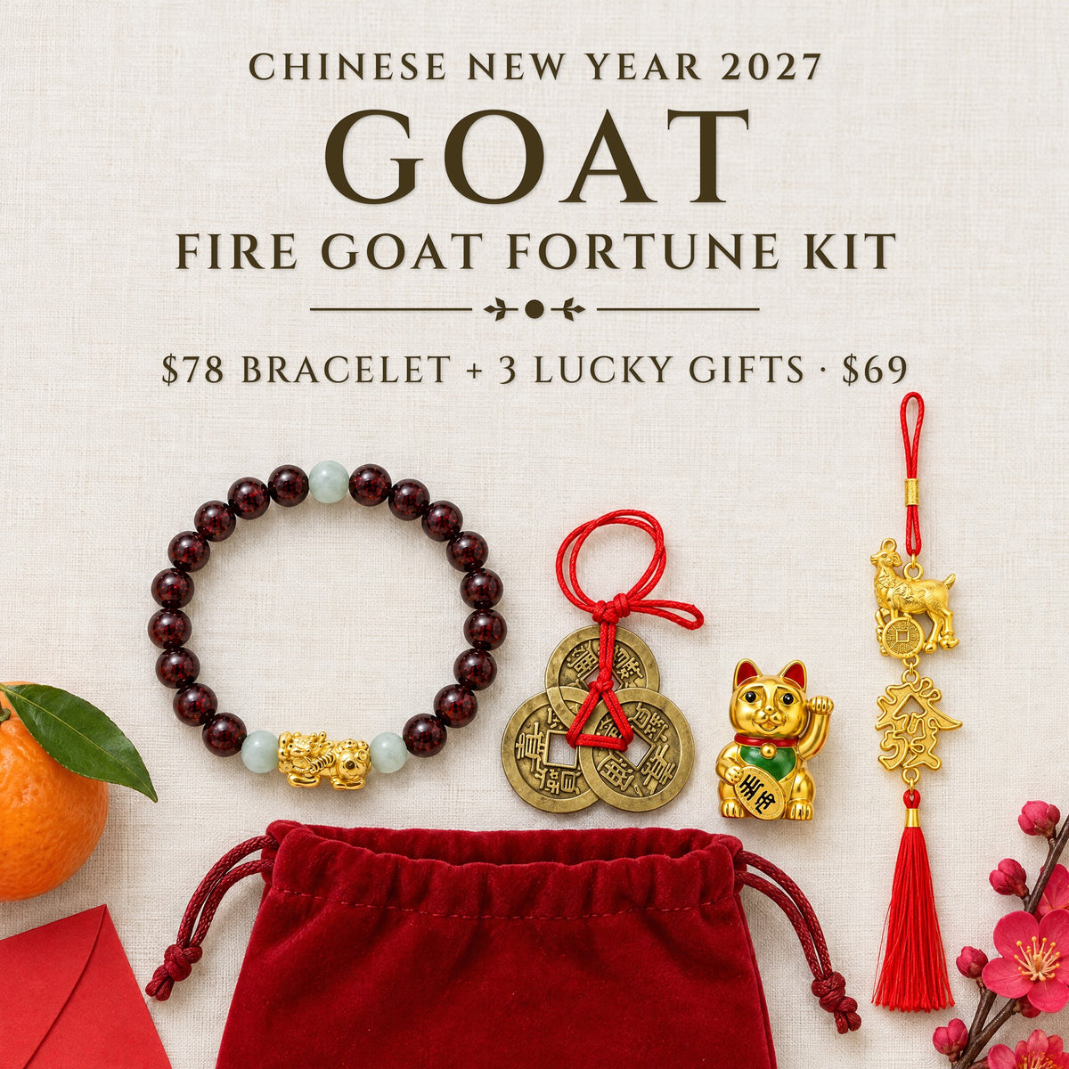 2027 Goat Fire Goat Fortune Kit · Goat