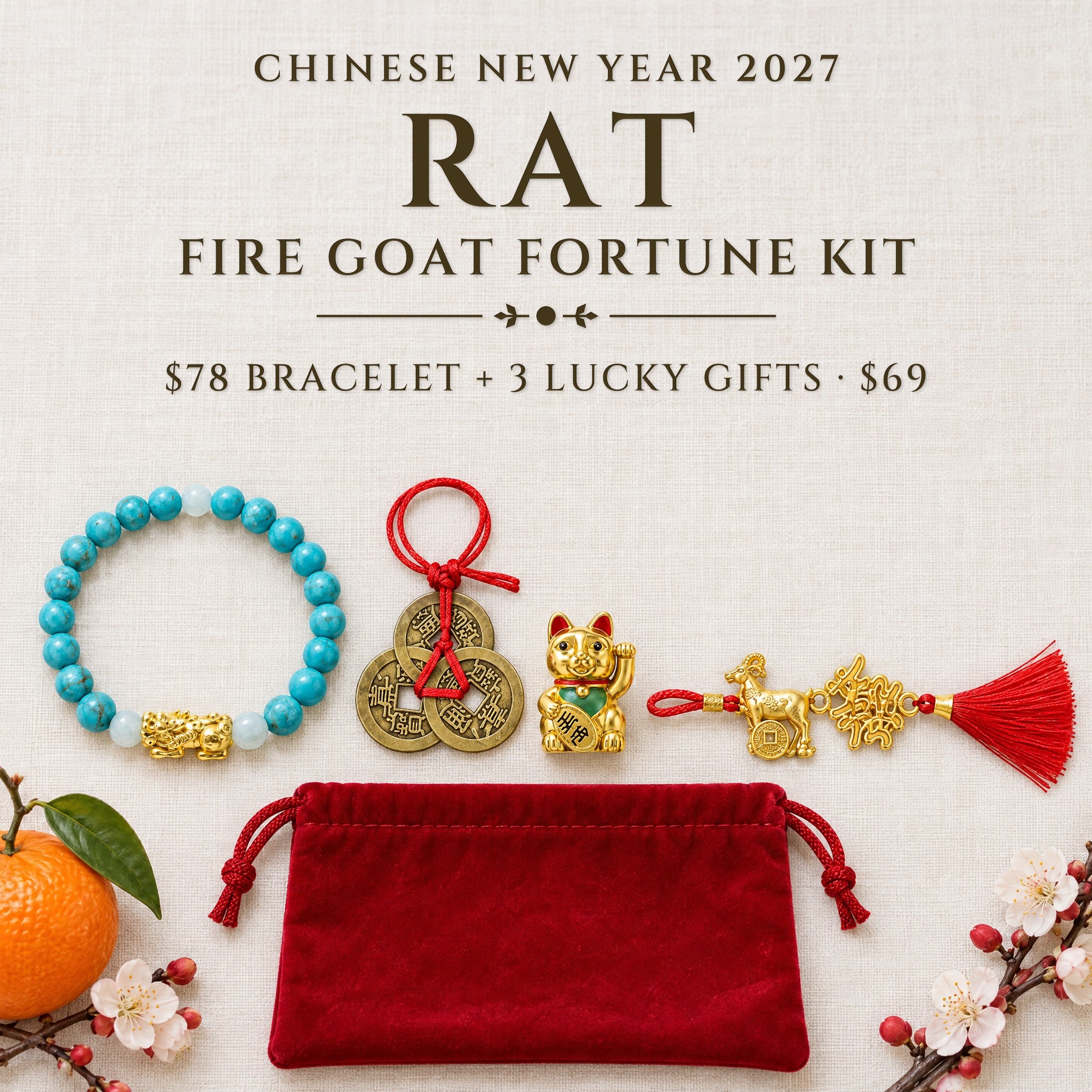 2027 Rat Fire Goat Fortune Kit · Rat