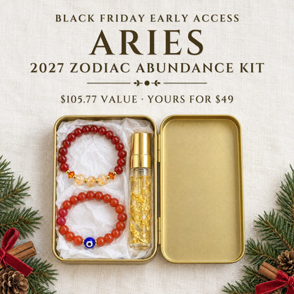 2027 Aries Zodiac Abundance Kit · Essential