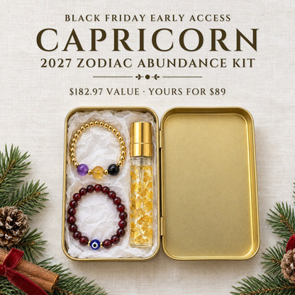 2027 Capricorn Zodiac Abundance Kit · Gold