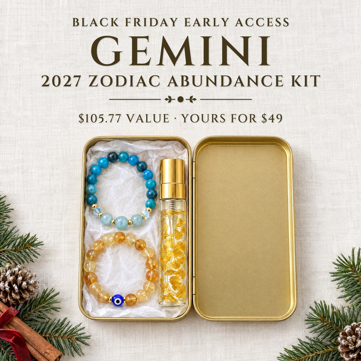 2027 Gemini Zodiac Abundance Kit · Essential