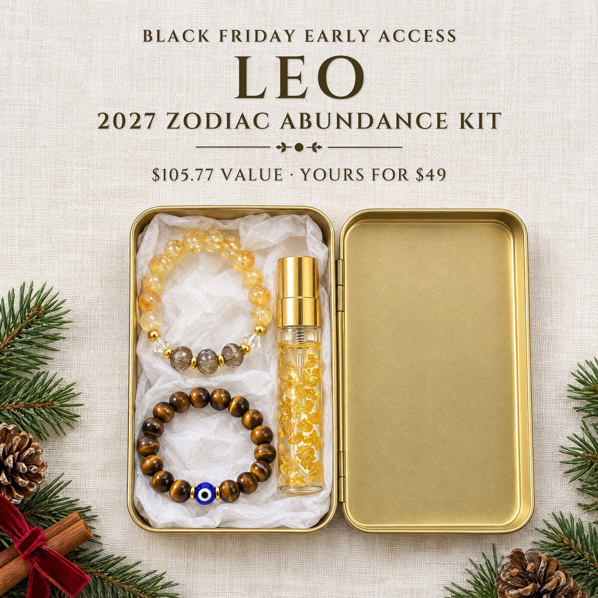 2027 Leo Zodiac Abundance Kit · Essential