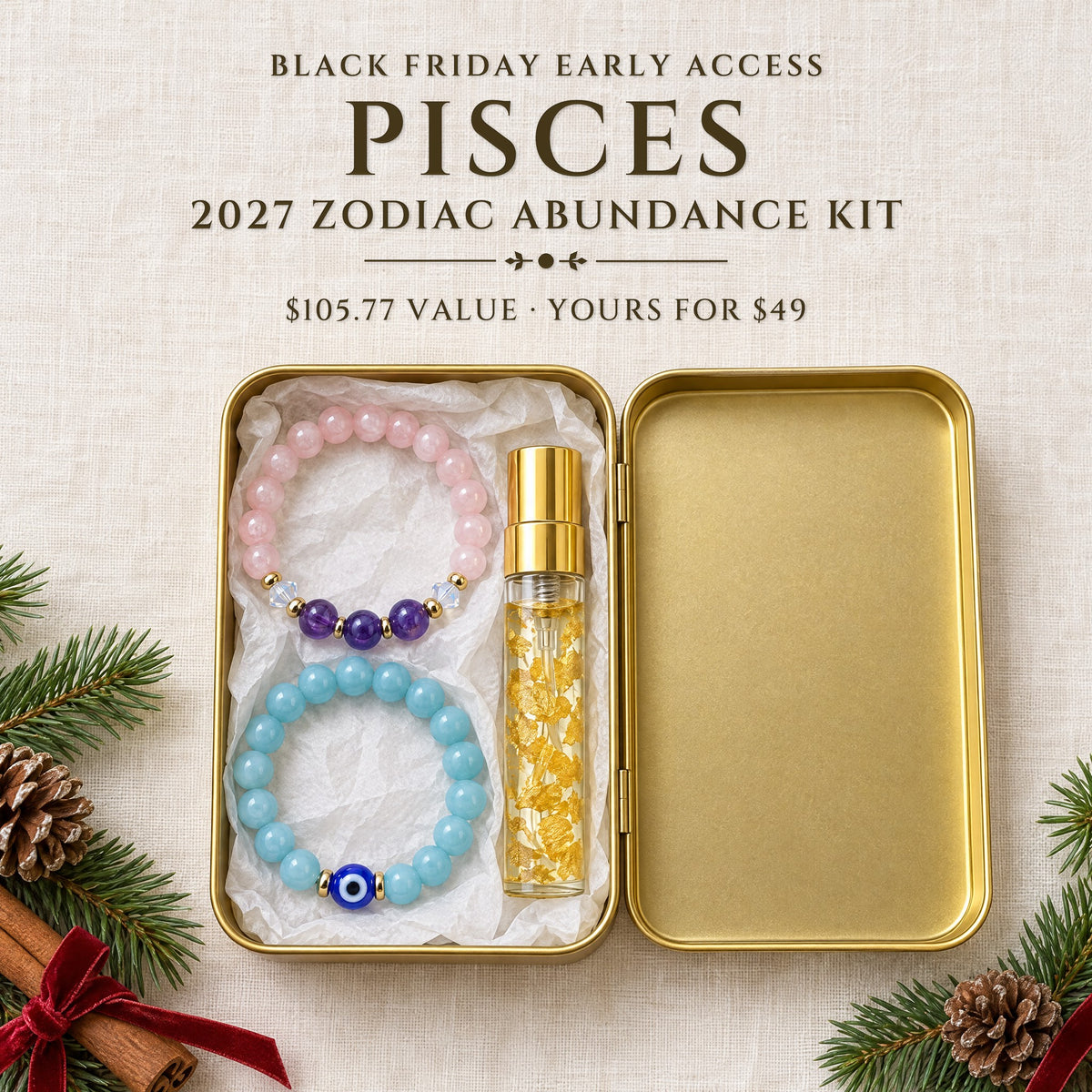 2027 Pisces Zodiac Abundance Kit · Essential