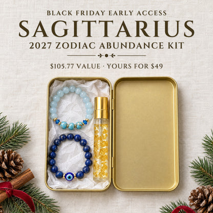 2027 Sagittarius Zodiac Abundance Kit · Essential
