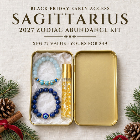 2027 Sagittarius Zodiac Abundance Kit · Essential